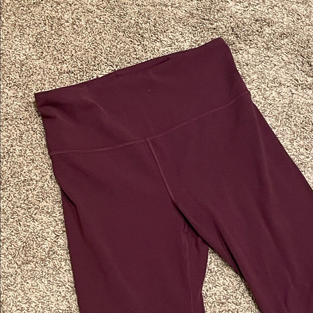 Athleta Elation Straight Leg Pant Size Medium in Maroon - Picture 2 of 6
